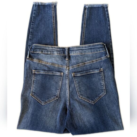 Old Navy Rockstar Super Skinny High Rise jeans, distressed, size 0 - Picture 3 of 6